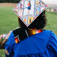 Decorated graduation cap