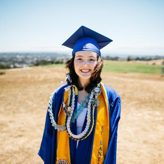 Student graduating