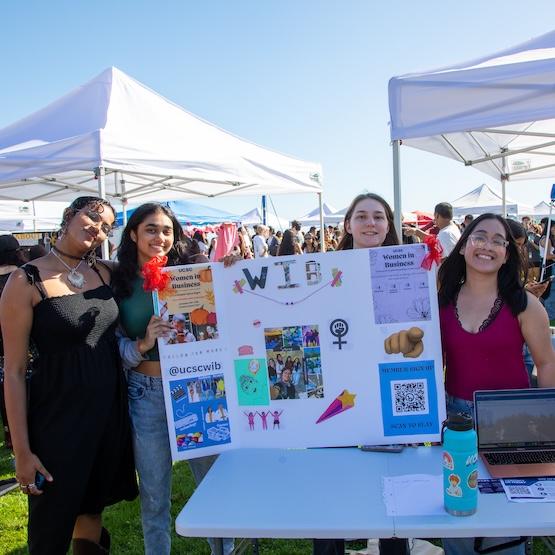 Women in Business booth at Cornucopia event